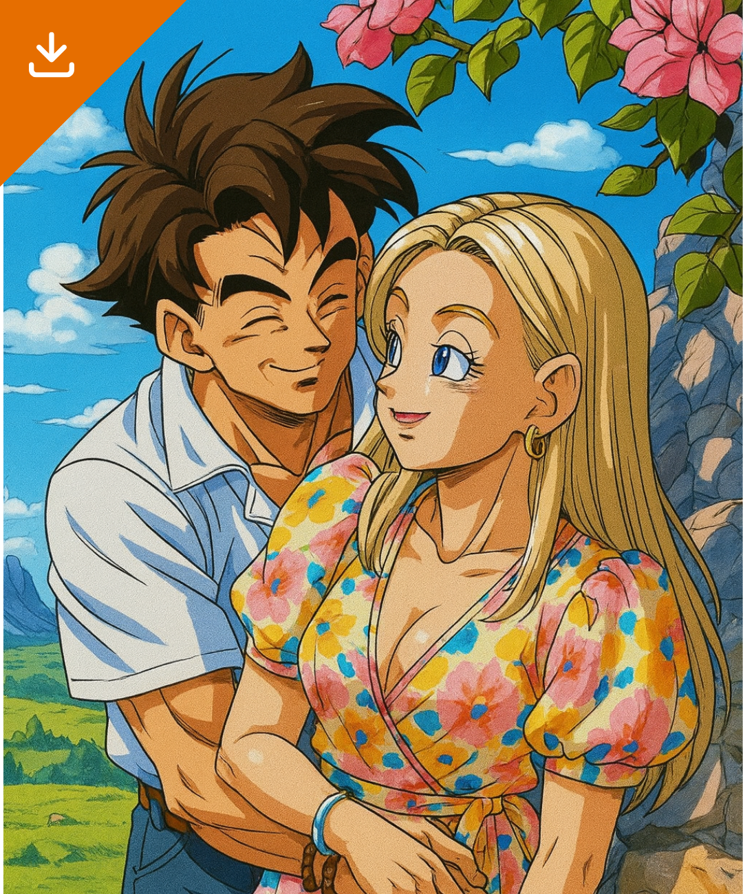 Portrait Digital - Inspired by Dragon Ball