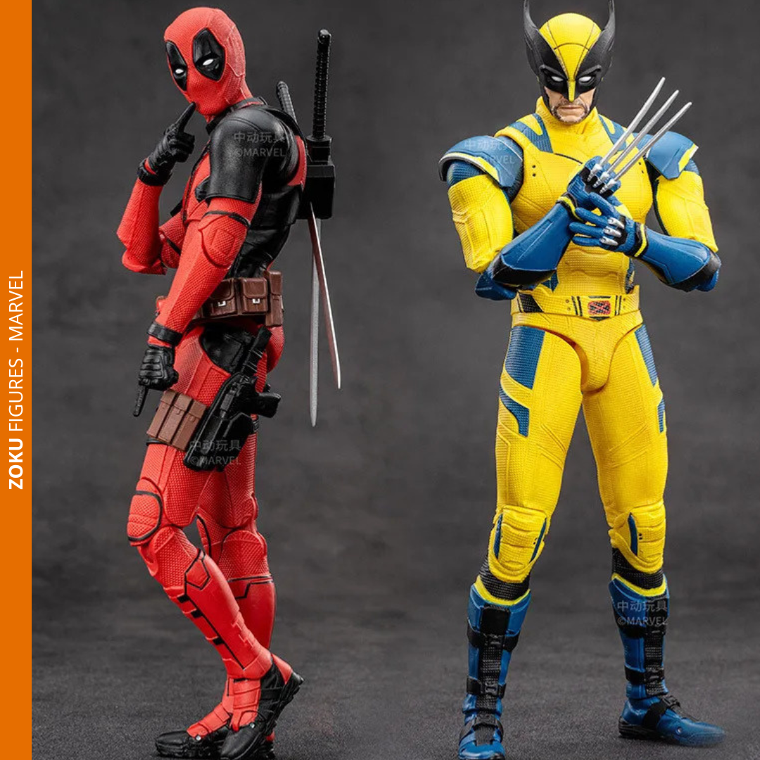 Action figure X-men Wolverine fit Deadpool 16cm  - Marvel