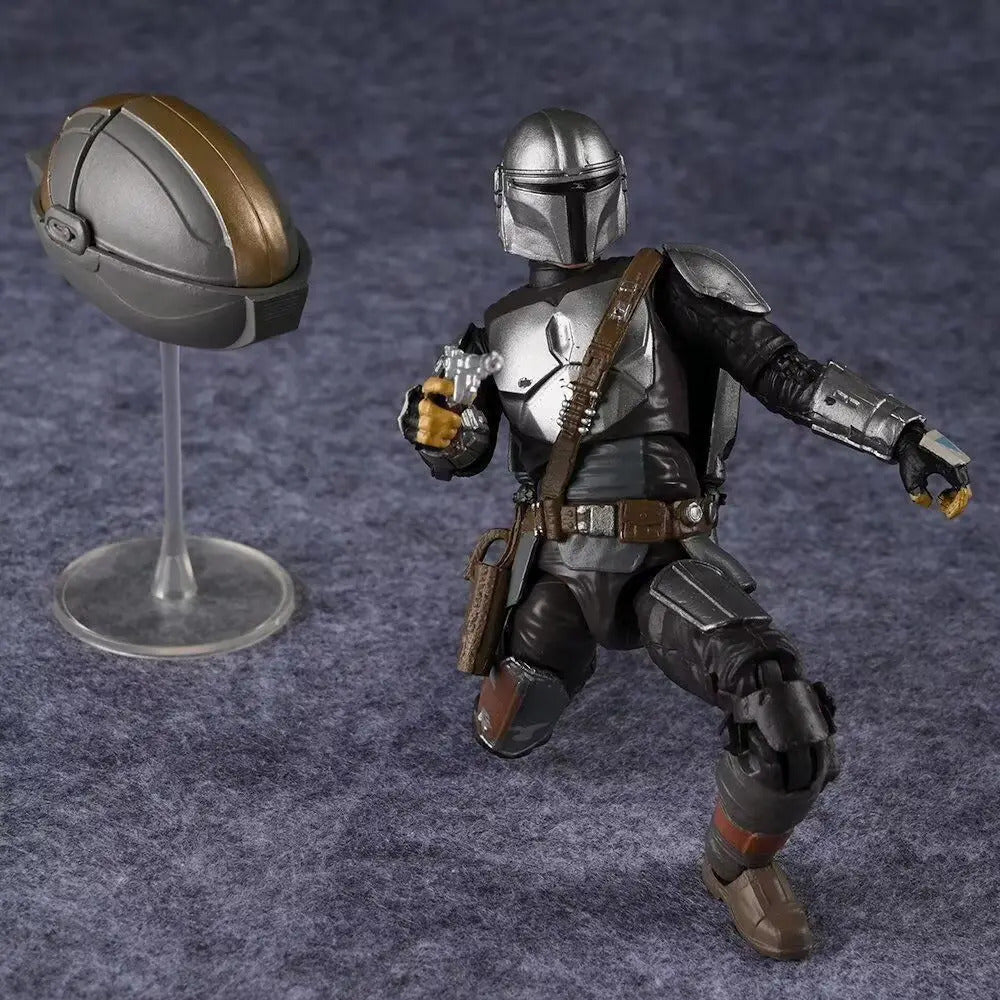 Action figure Din Djarin The Mandalorian e Child Baby Yoda - Star Wars