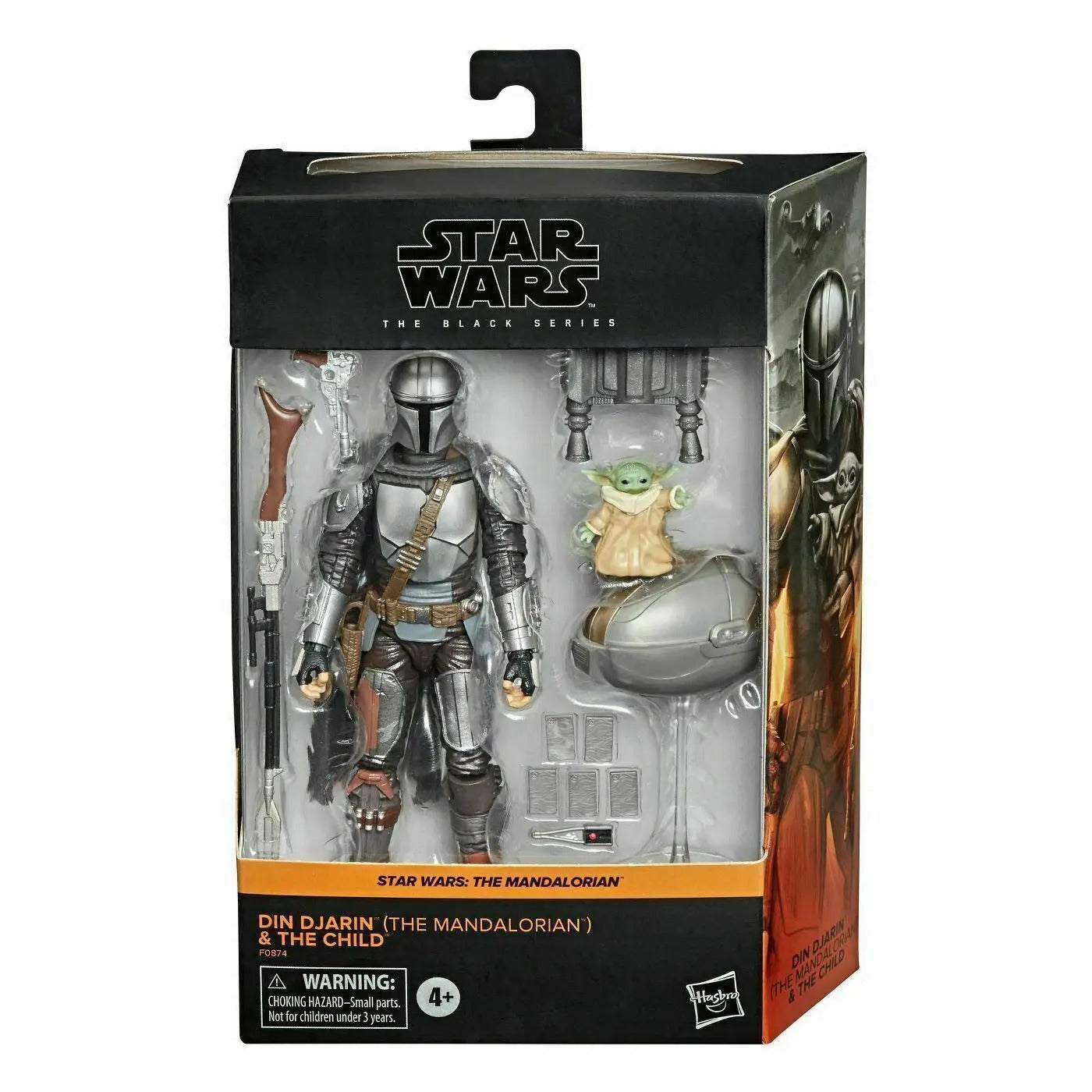 Action figure Din Djarin The Mandalorian e Child Baby Yoda - Star Wars